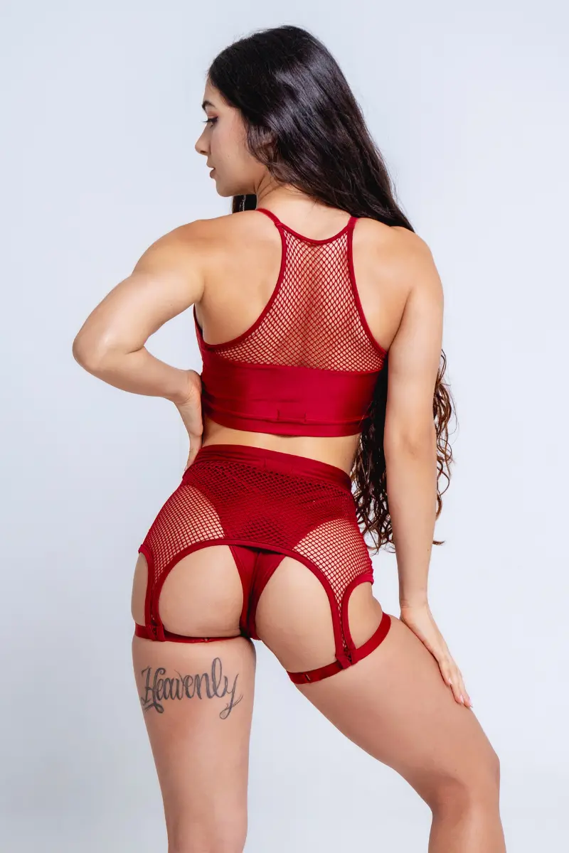 Sorte Coleus Suspender Bottoms 2.0 - Red 1