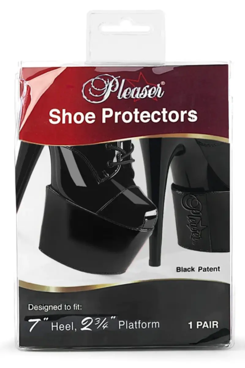 Pleaser Usa Shoe Protectors 7Inch - Patent Black 1