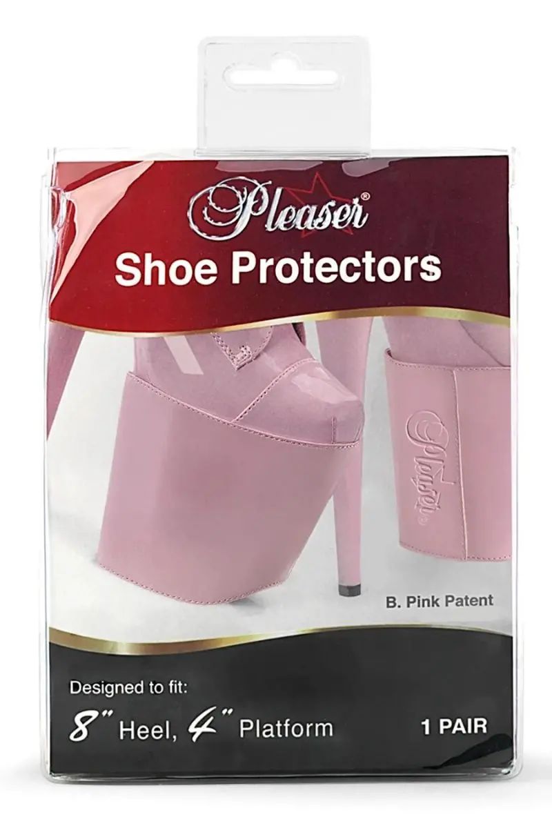 Pleaser Usa Shoe Protectors 8Inch - Patent Baby Pink 1