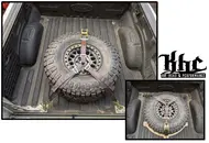 Gen 2/3 Raptor / Gen 13/14 F150 5.5 Bed Reversible Flat Tire Mount 1