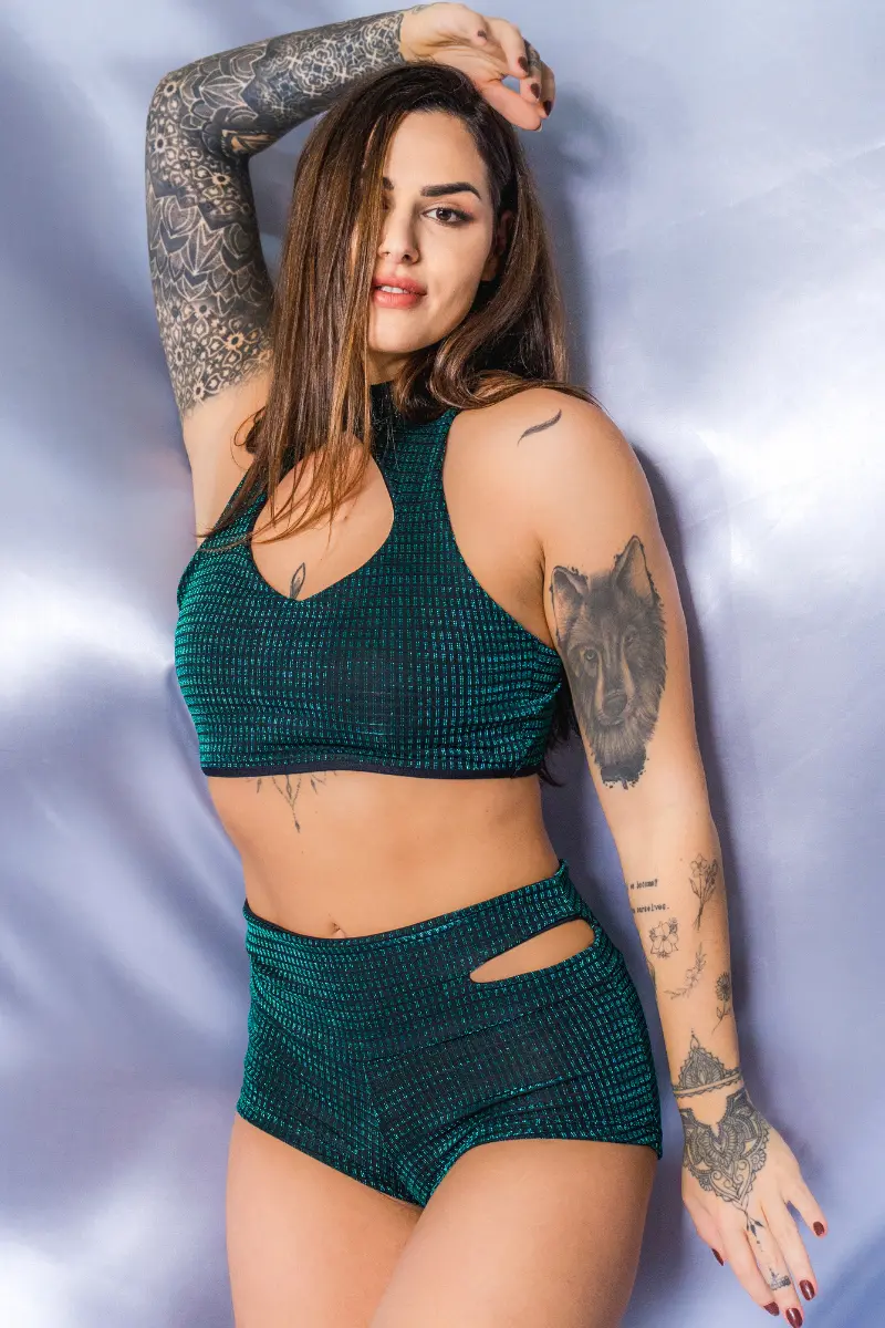 Sorte Nebula Bottoms - Stellagreen 1