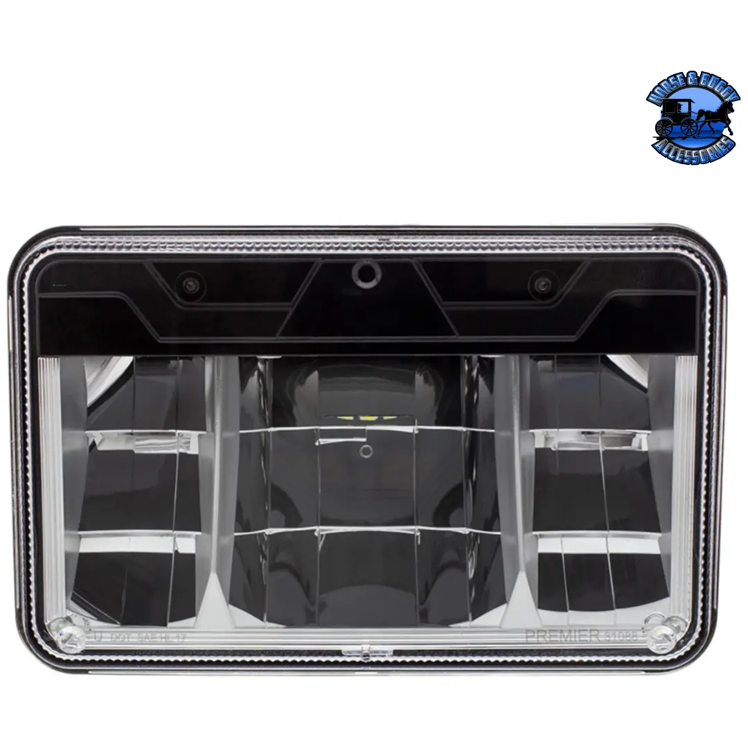 Ultralit - High Power Led 4" X 6" Headlight With Polycarbonate Lens & Housing (Choose High Or Low) 1