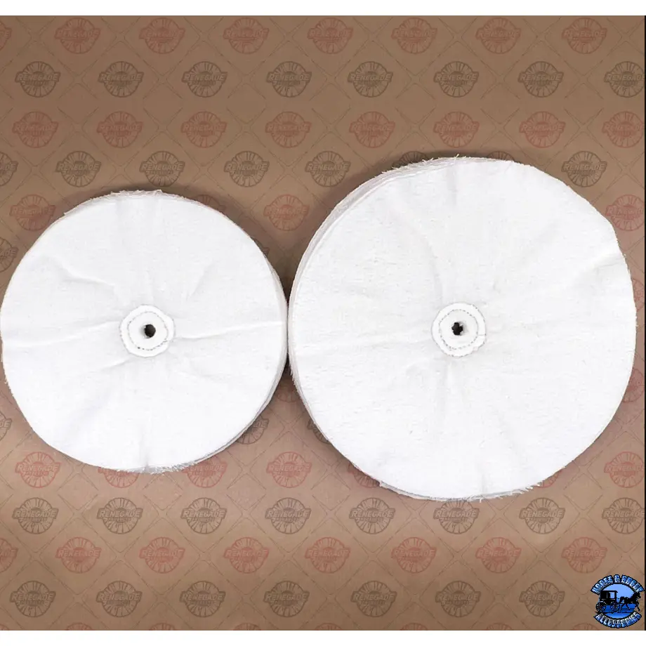 Renegade 40-Ply Flannel Sewn Buffing Wheels 8" And 10" 1