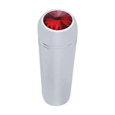 #40023P 2-1/4" Long Aluminum Toggle Switch Extension With Crystal For Kenworth - Red Crystal (2-Pack) 1