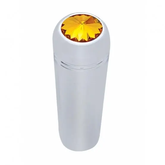 1-7/8" Short Aluminum Toggle Switch Extension With Crystal For Kenworth - Amber Crystal (Sold By Each) 1
