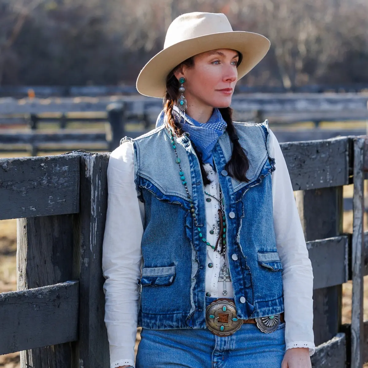 Jeni Vest In Washed Blue Tasha Polizzi 1