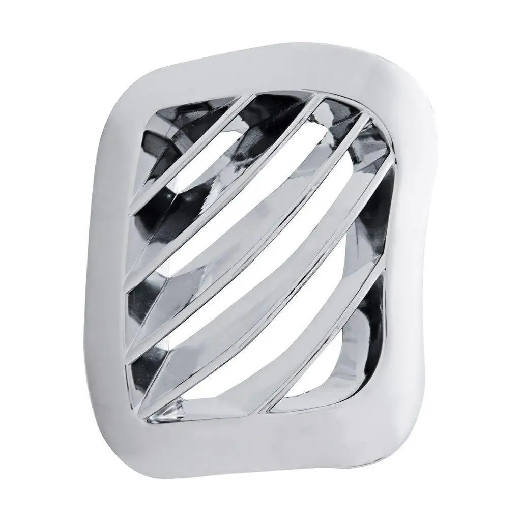 Chrome Plastic A/C Dash Corner Vent For 2006+ Peterbilt - Passenger Up-41109 1
