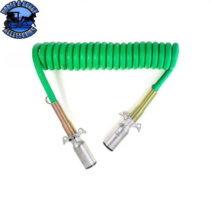 Ts-4Da12 Abs Cable With Zinc Plugs - 12Ft Coiled Cable With 12" Leads 1