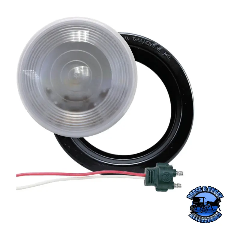 415K 4" White Incandescent Backup, Round, Kit 1