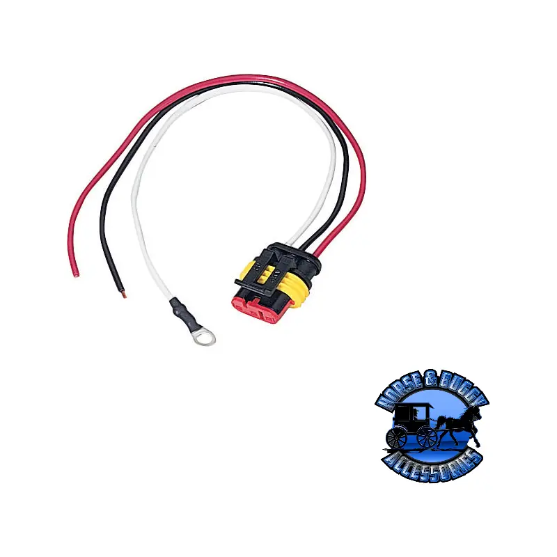 417-49 Plug, Led 3-Wire, Stripped Lead/ Ring Terminal 1