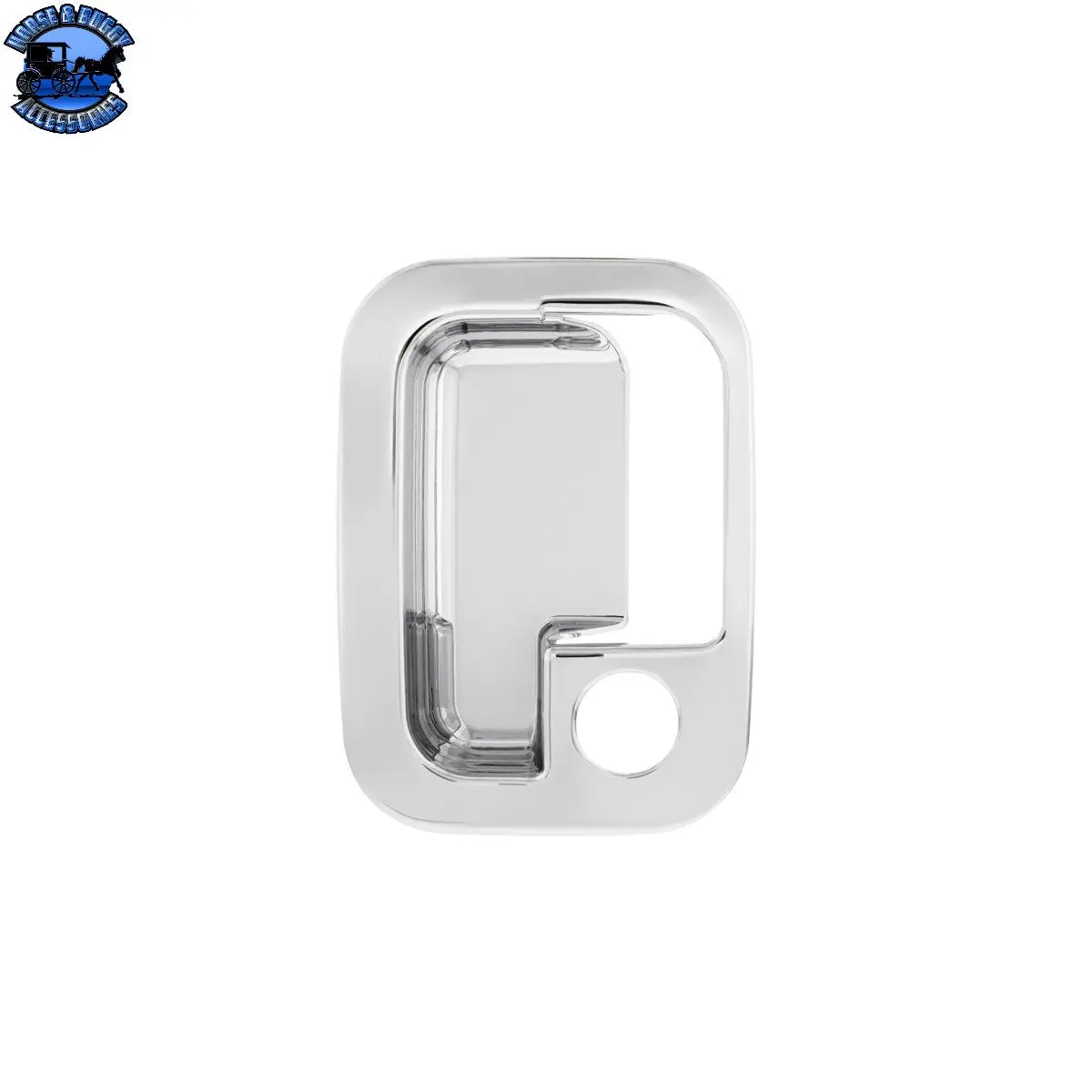 Chrome Exterior Door Handle Cover For 2003+ Kenworth & 2004+ Peterbilt Trucks (Choose Side) 1
