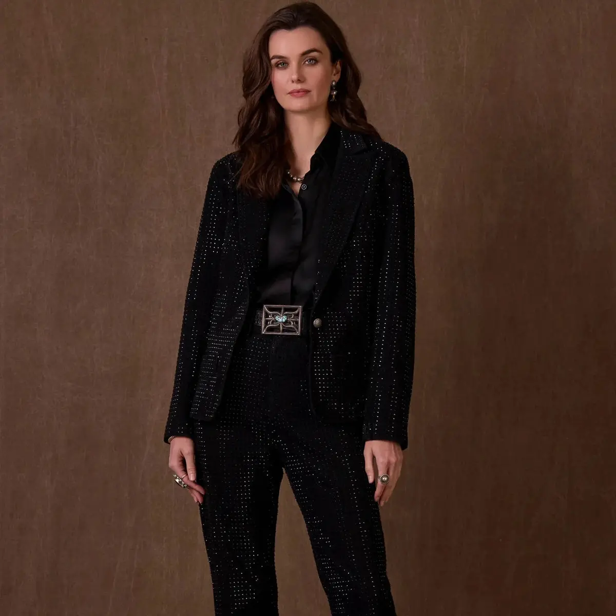 Stars At Night Blazer In Black By Double D Ranch 1