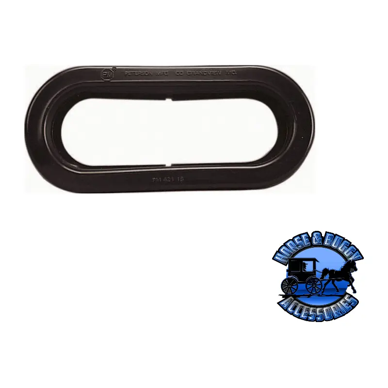 421-18 6.5" Grommet, Oval, Pvc 1