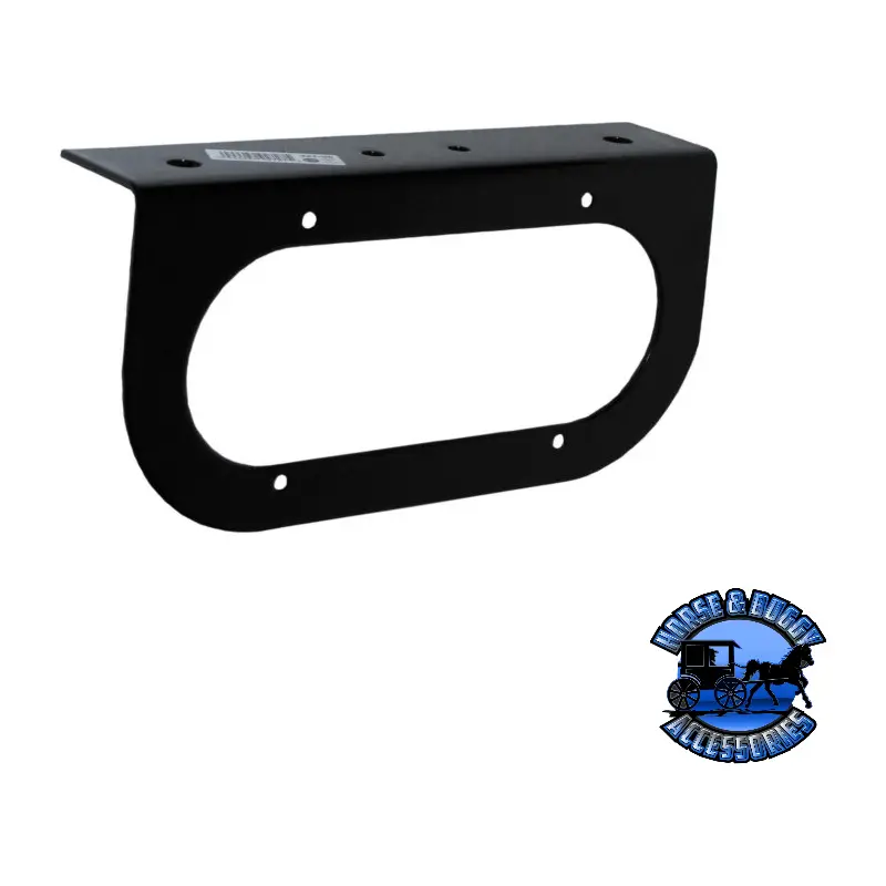 421-09 6.5"X2.25" Bracket, Oval, Steel 1