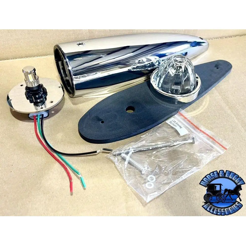 #Nu-3157-Dc-Cl 3157 Watermelon Cab Light Kit (Die Cast Chrome Housing) Completely Sealed 1