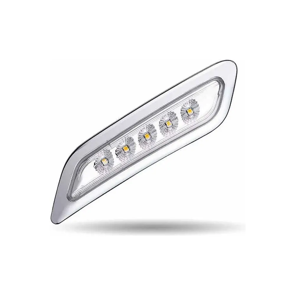#Tled-P100ca Peterbilt Amber Turn & Marker Door Led Light - Driver Side 579, 567, 587 1