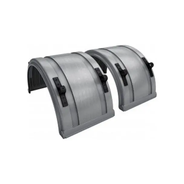 031-01521 Grey Spray Master Poly Truck Fenders For 22.5" Or 24.5" Wheels (Sold In Pairs) 1
