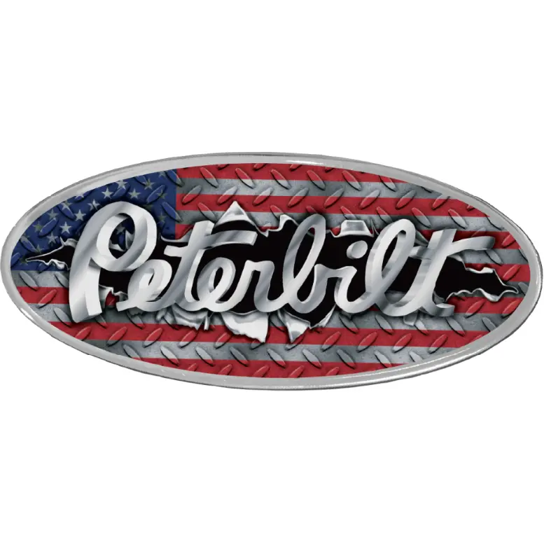 Ck-Empo-Usa Peterbilt Oval Emblem - Usa 1