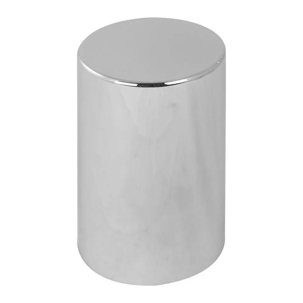 #10245 Chrome Plastic Cylinder Push-On Nut Cover 33Mm X 4-1/4"H 1