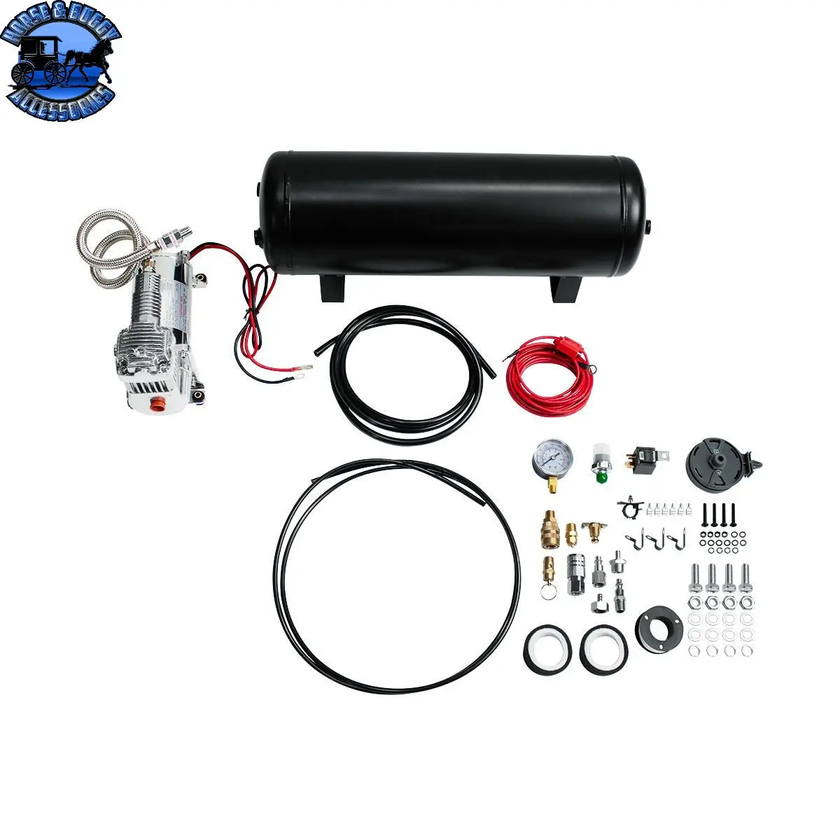 Heavy Duty Competition Series Air Compressor & Tank Kit #46141 1