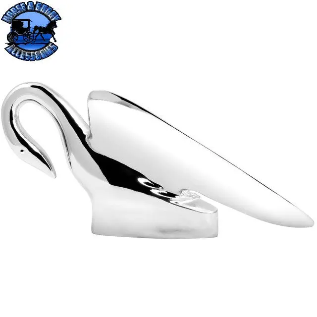 48013 Classic Swan With Wonderwings Hood Ornament 1