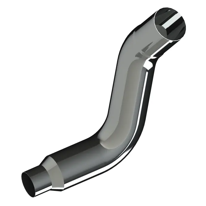 Kw07-E18616rb 7" Reduced To 5" Kw W900 Exhaust Right Elbow 1