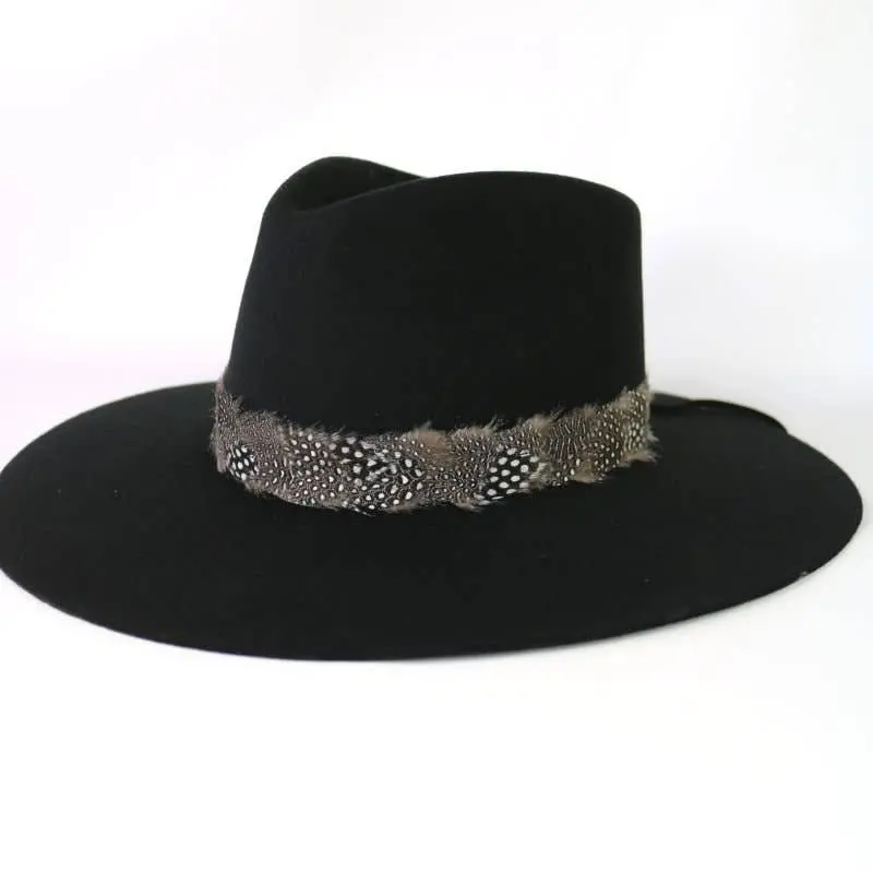 Western Feather Birch Cowboy Hat Band 1