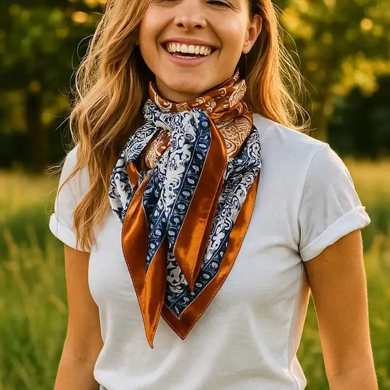 Cowboy Copper Wild Rag | Rodeo Wildrags At Bourbon Cowgirl 1