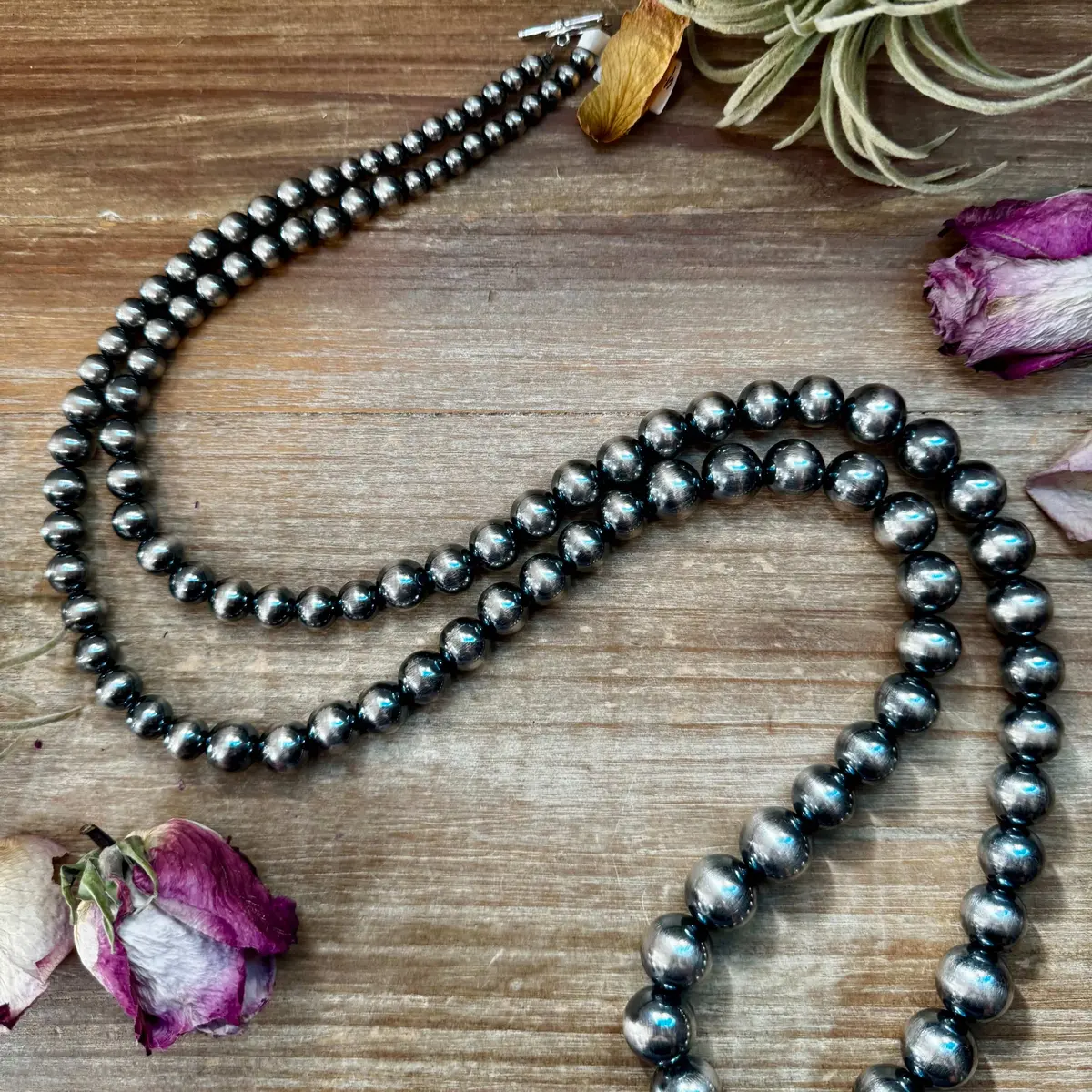 Nfr Collection Necklace – Graduated Sterling Silver Pearls 6Mm To 16Mm – 45" 1