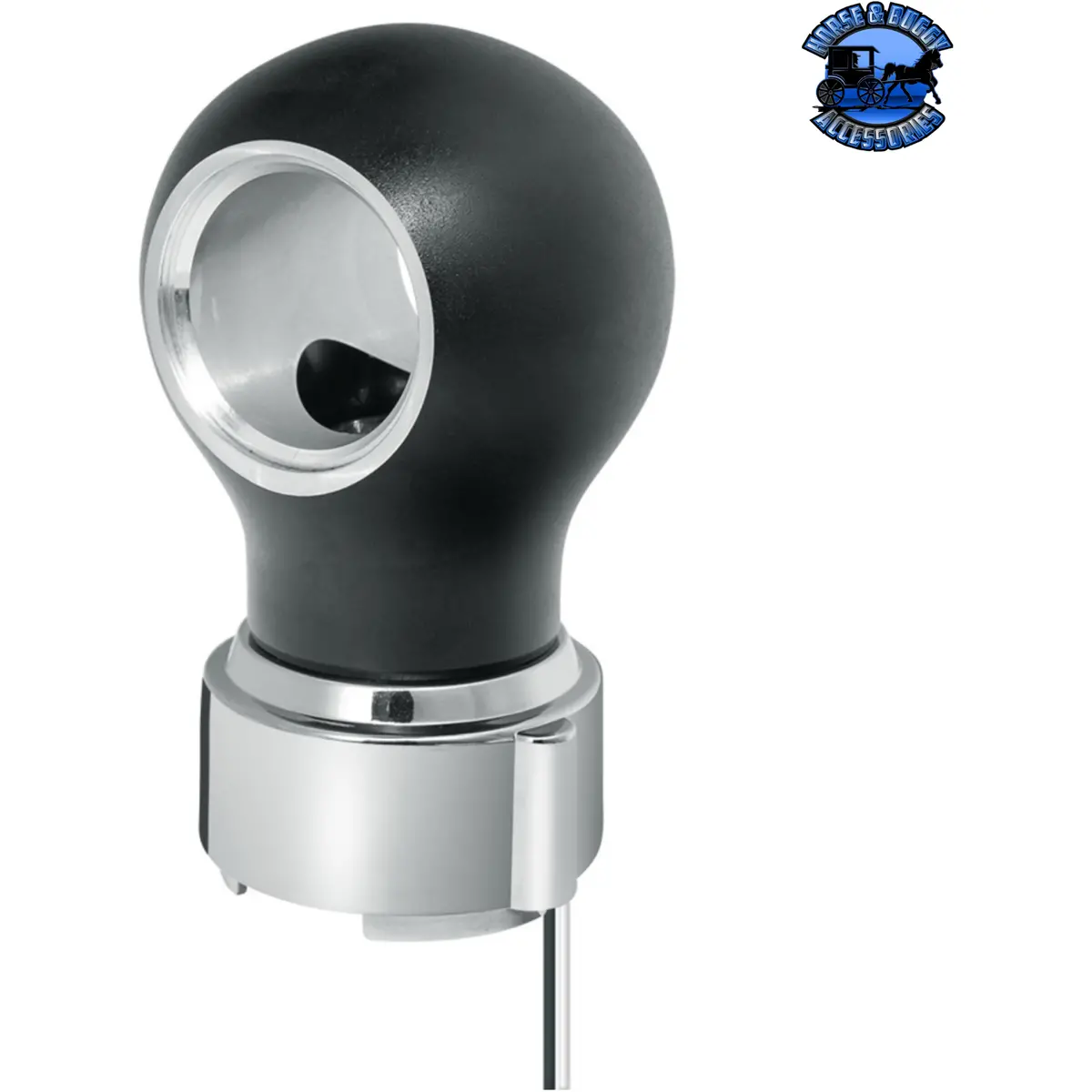 Thread-On Charlotte Style Gearshift Knob With Led 9/10 Speed Adapter (Choose Finish)(Choose Led Color) 2