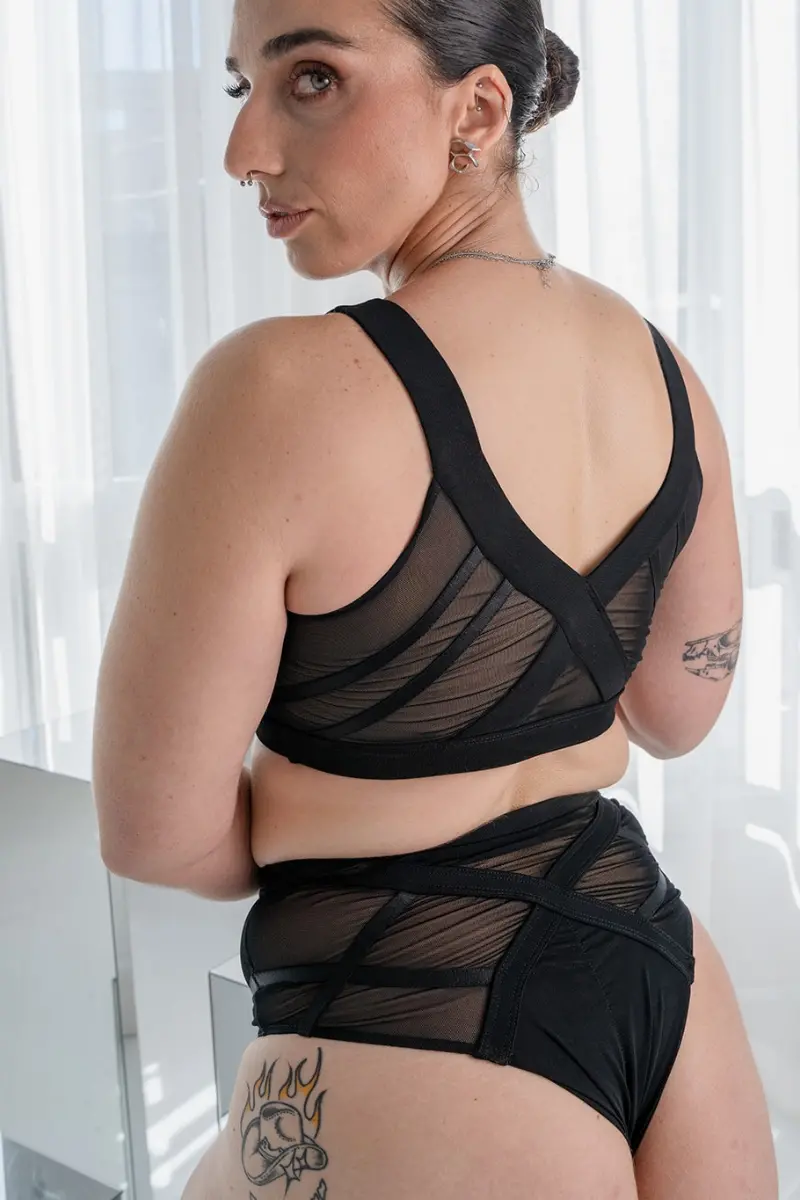 Tatiana Active Mira Top - Black 5