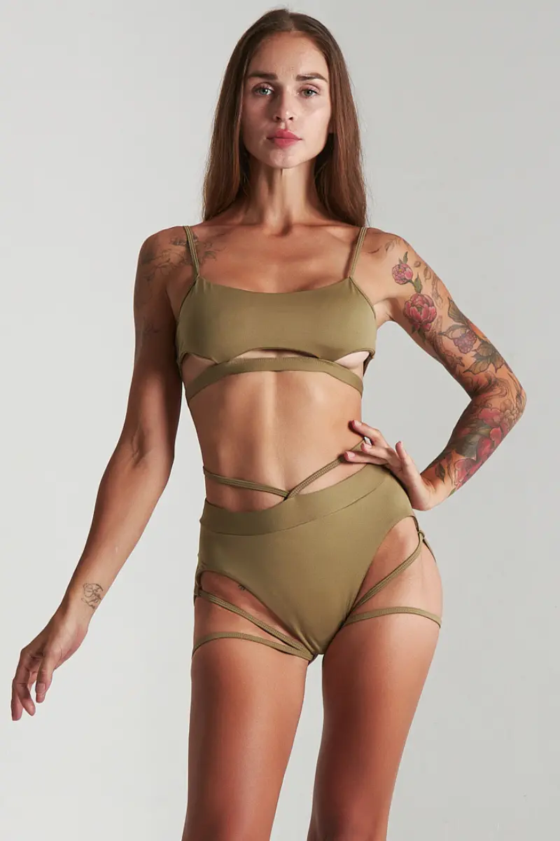 Harna Tizzy Bottoms - Olive 1