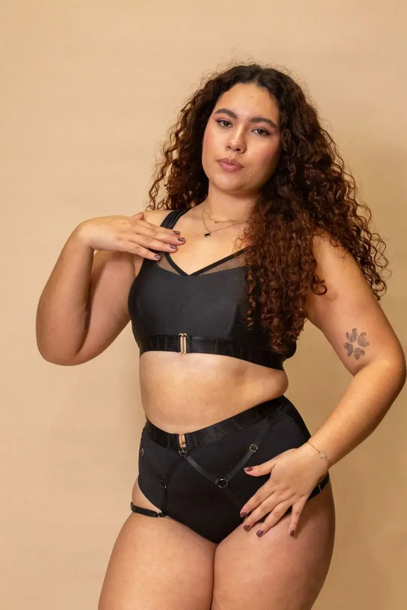 Tatiana Active Perla Shorts - Matte Black 1