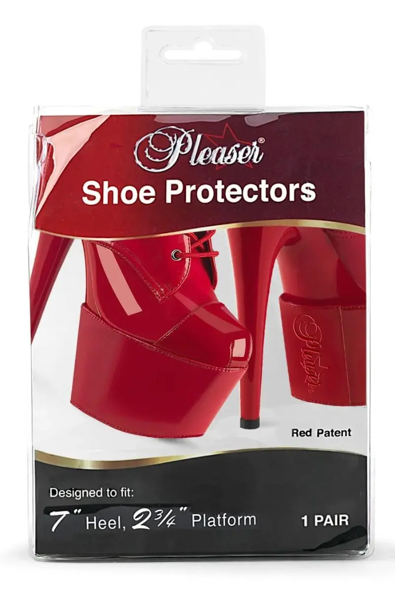 Pleaser Usa Shoe Protectors 7Inch - Patent Red 1