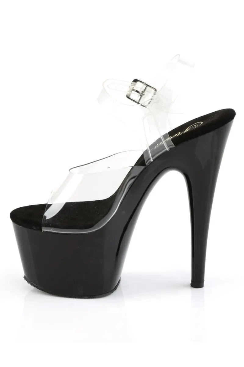Pleaser Usa Adore-708 7Inch Stilettos - Black 6