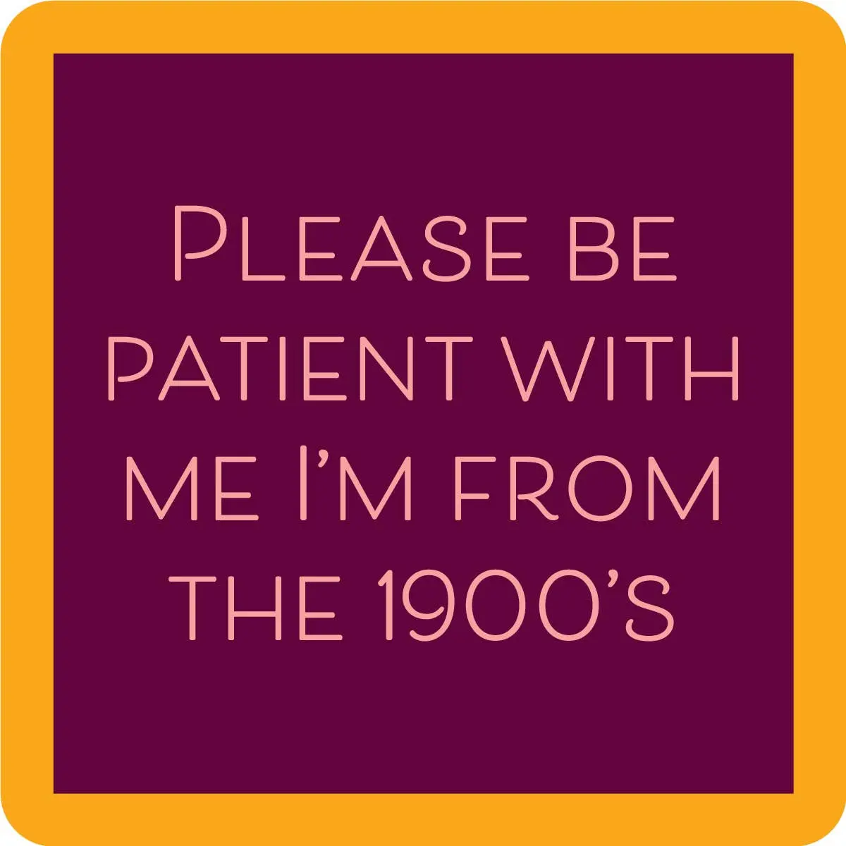 Coaster 1900'S | Funny Party Gift | Home Bar Decor 1