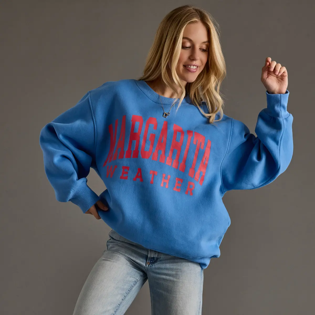 Blue Margarita Weather Sweatshirt 1
