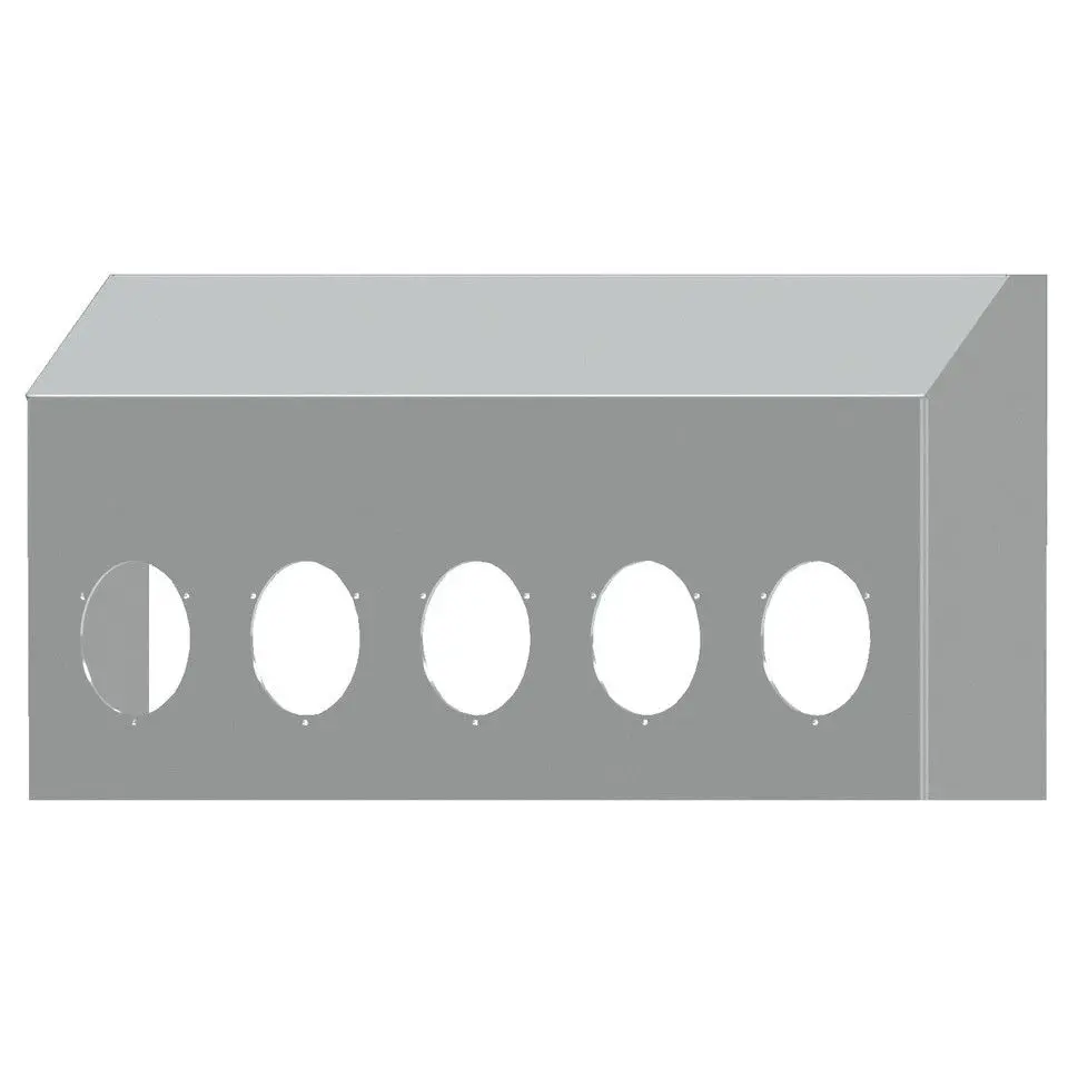 Ic172021-14 Peterbilt 389 Shock Box Cover - 45 Degree Top Design 1