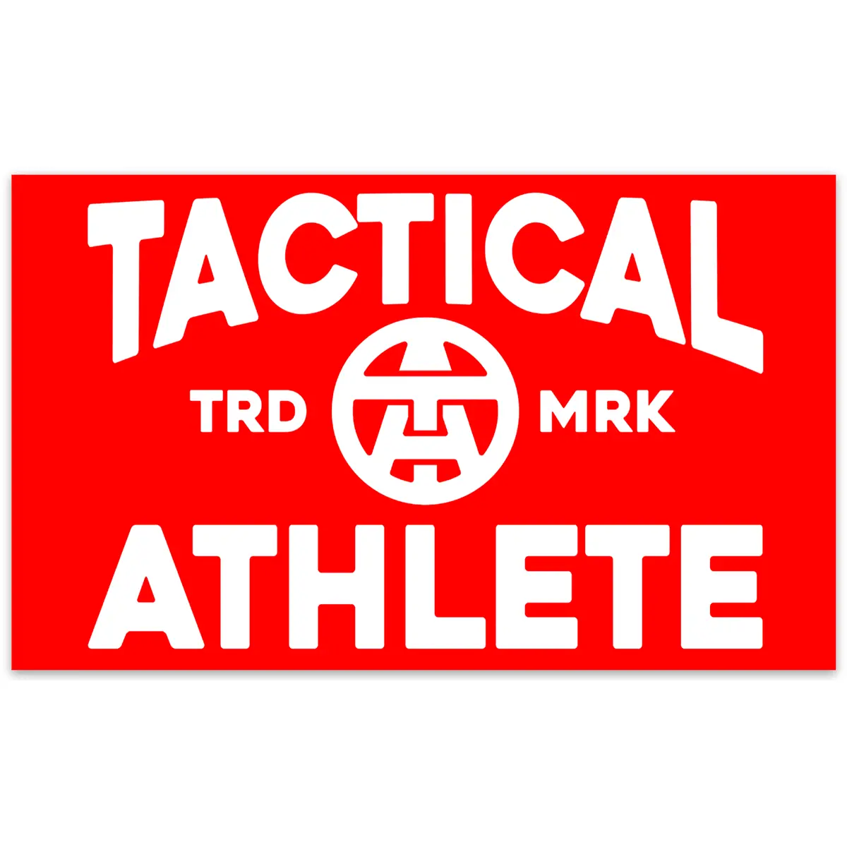 Tactical Athlete Red Decal 1