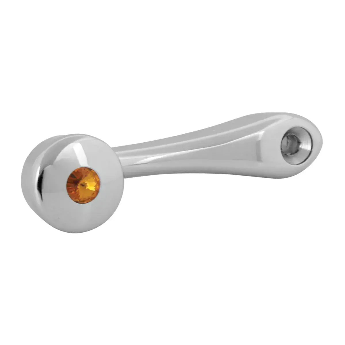 (Discontinued)Cr. Window Crank W/Am Crystal Slot Adaptor- Pete, Kw, Int'l #54970 1