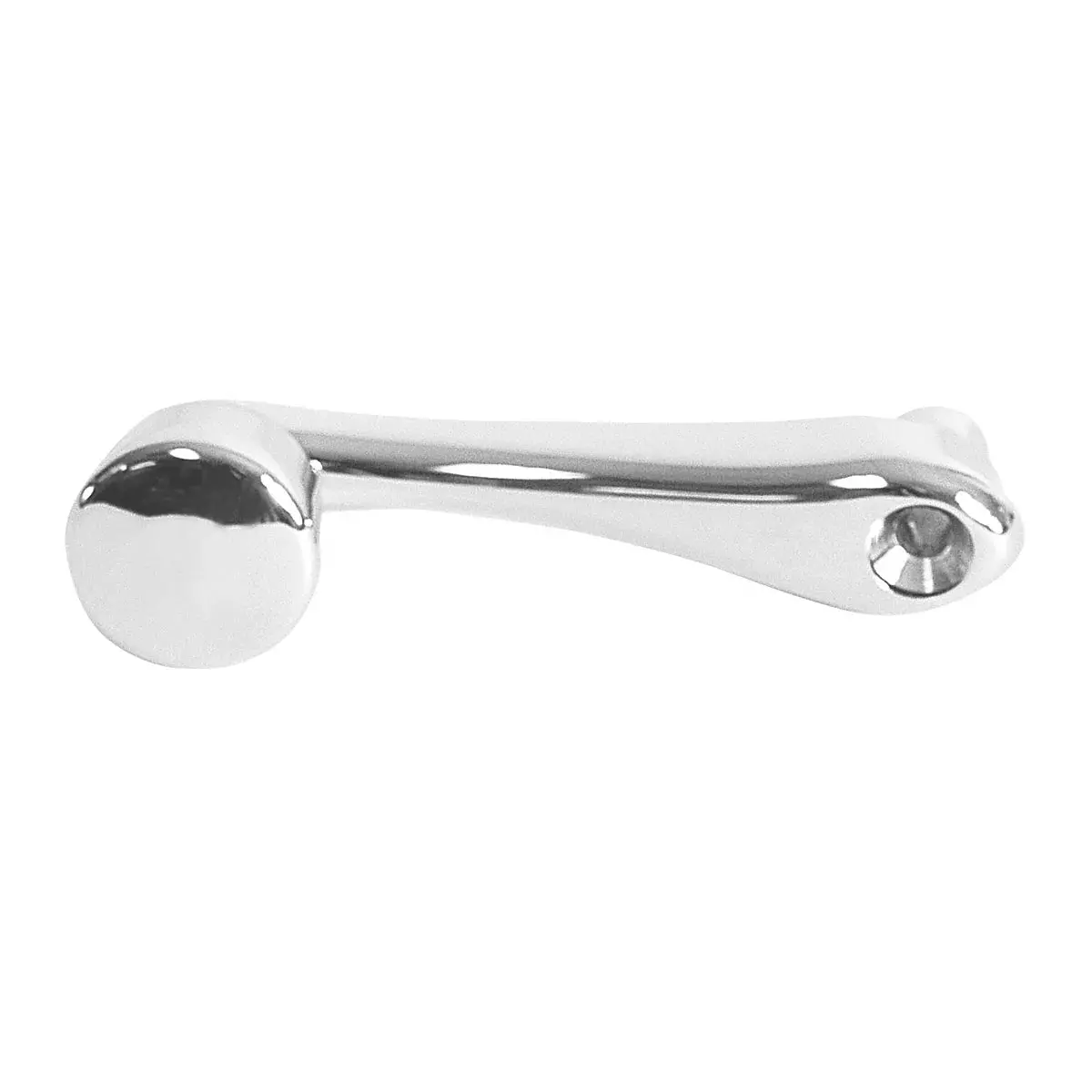54988 Cr. Die Cast Window Crank- Plain, Square Adapter 1
