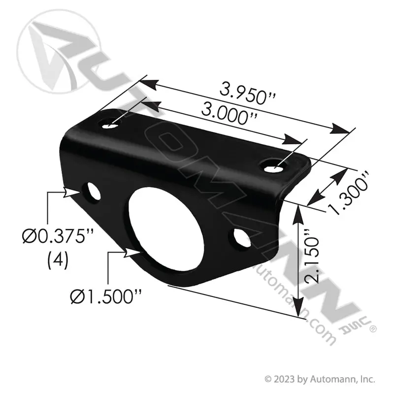 562.U59952 Kenworth Oem Replacement Aerocab Exhaust Bracket 1