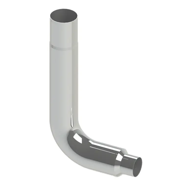 Ell9007-E29-B20-1103 7" Reduced To 5" 90 Degree Elite Finish Exhaust Elbow 1