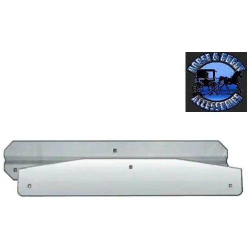 24" Stainless Steel Mudflap Weights Pair Weight W/Backing Plate Universal #10424 1