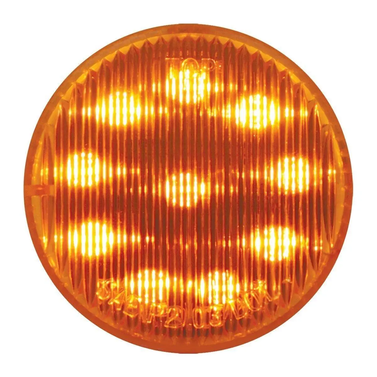 2" Round Fleet Led Marker Light Universal Grommet Mount 2 Prong (Choose Color) 1