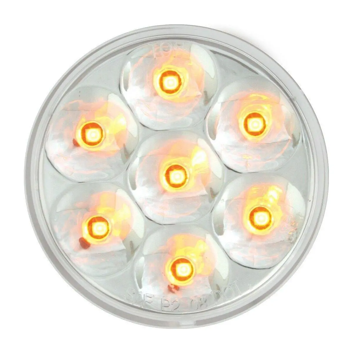 76541Bp Pearl Series 2" Led Light, Amber/Clear 1