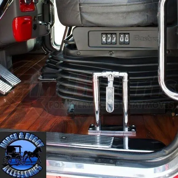 Air Horn Valve Lever Chrome Floor Mount Stand 9" Universal Truck Semi New Up-46111 1