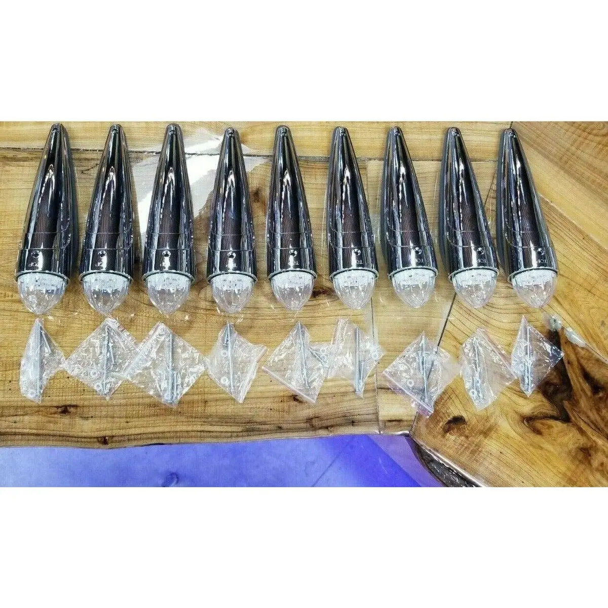Watermelon Grakon 1000 Cab 19 C/Amber Led Light Truck Set Of 9 Universal #39824 1