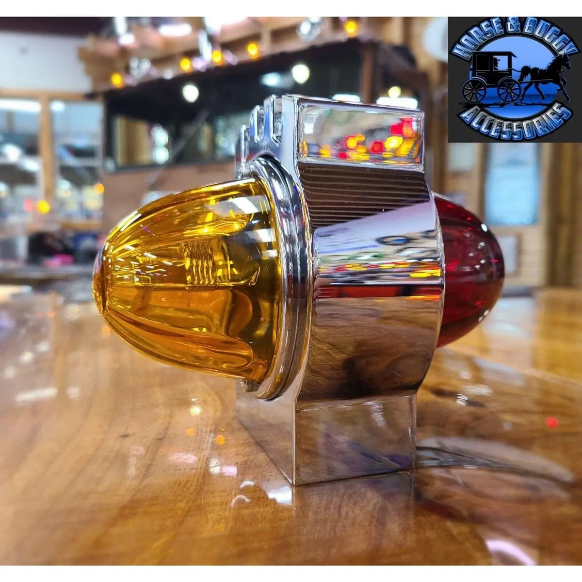 Custom Watermelon Kenworth Hood Turn Signal (Sold In Pairs) (Mounts Only) #171385 1