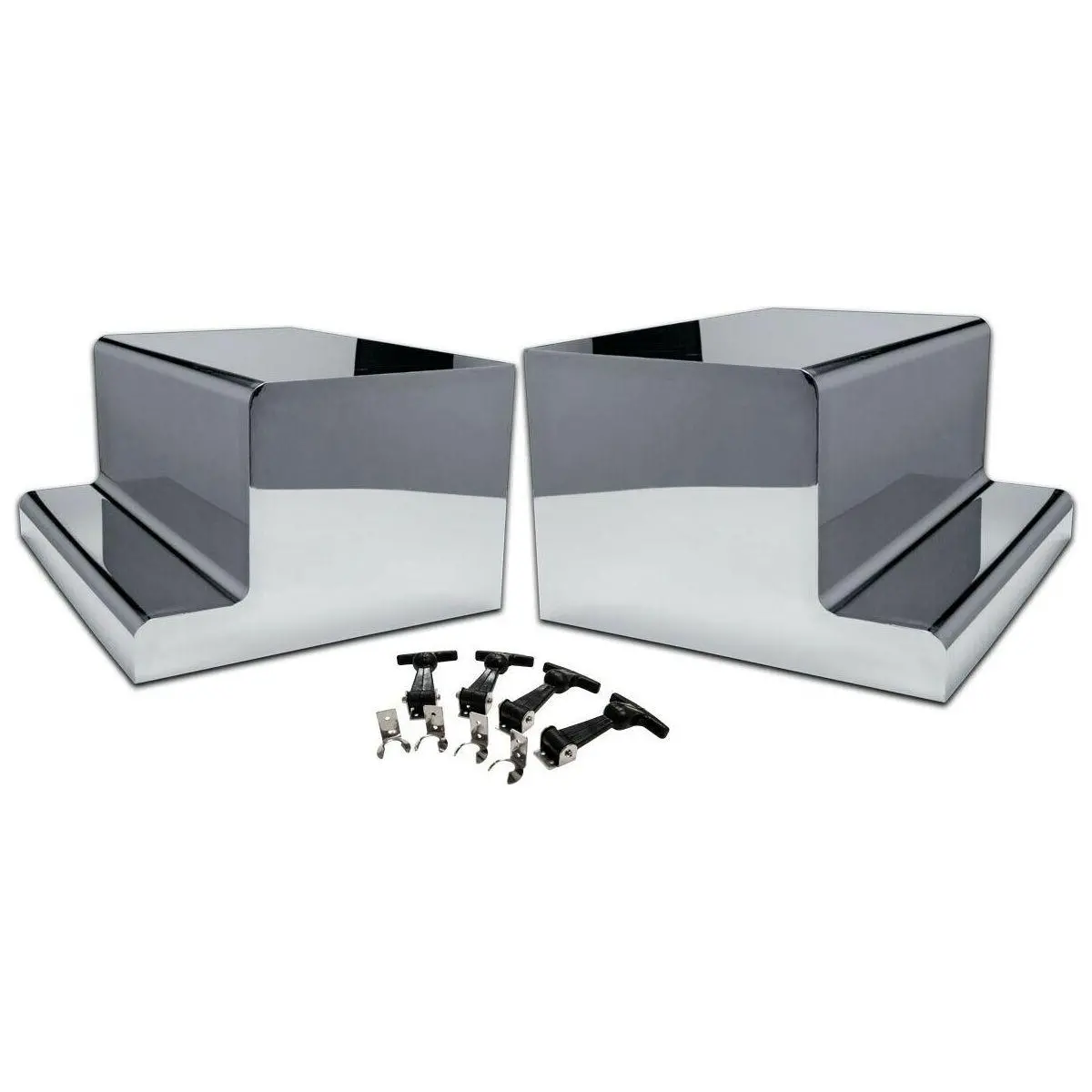 Peterbilt 379/389 Tool/Battery Box Covers Heavy Duty Stainless Steel #Tp-1662 1